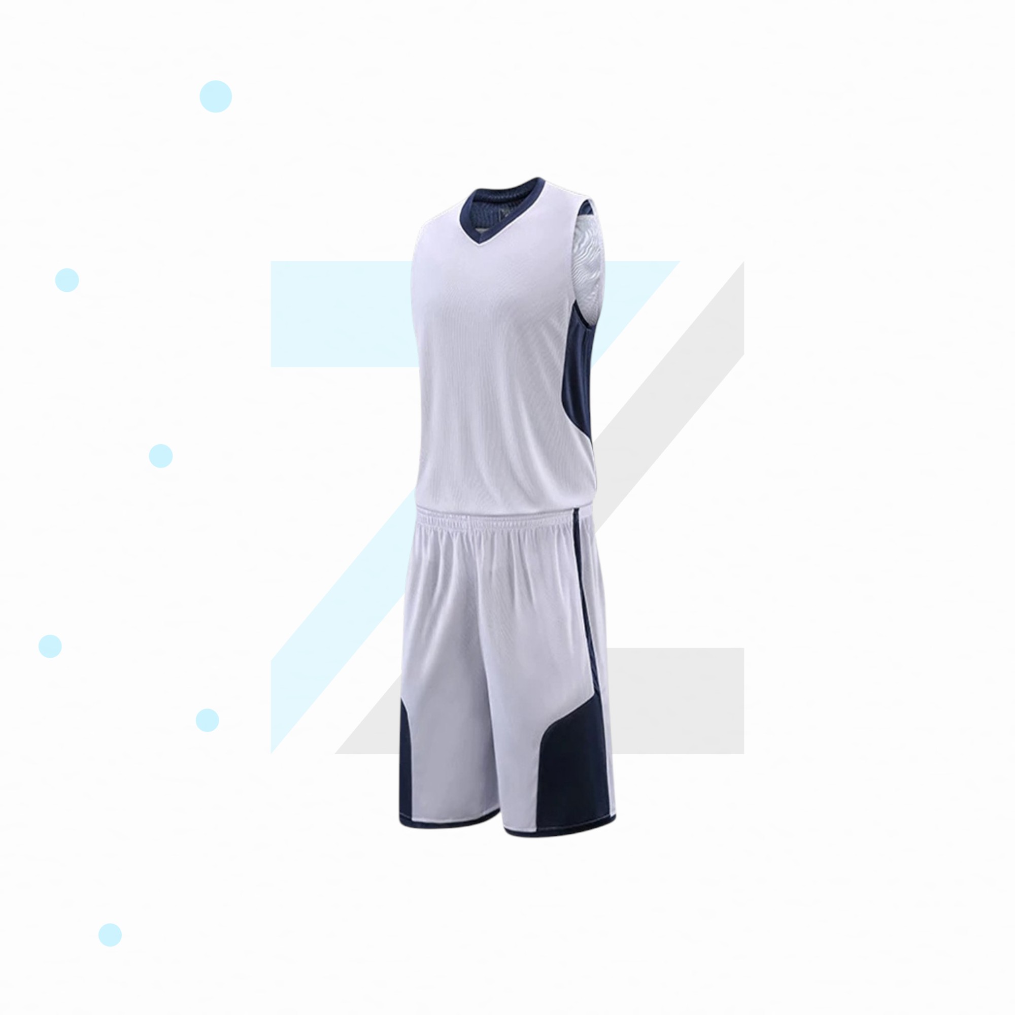 Pro Court Basketball Uniform | Performance Jersey & Shorts | Custom Athletic Wear angle 3